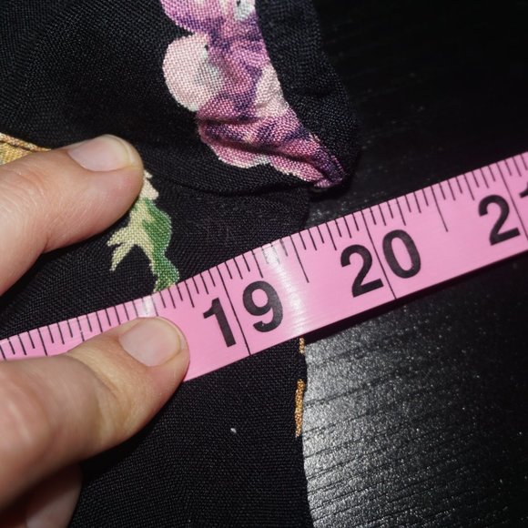 Vintage 90s Floral Midi Dress - Picture 6 of 7